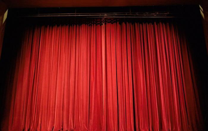 Roter Theatervorhang