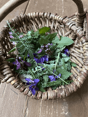 Ostereier färben, Blätter ©Leonie Dallinger