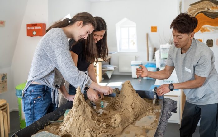 Atelier “Sand - Ressource, Leben, Sehnsucht” © Museum Sinclair-Haus, Foto: Anja Jahn